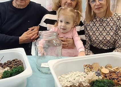 Warsztaty z babcią i dziadkiem ,,Las w szkle''