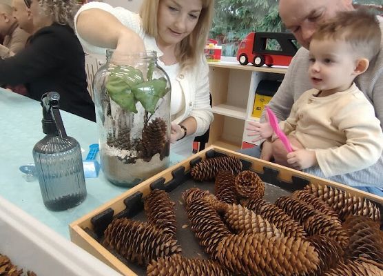 Warsztaty z babcią i dziadkiem ,,Las w szkle''