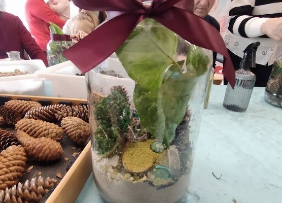 Warsztaty z babcią i dziadkiem ,,Las w szkle''