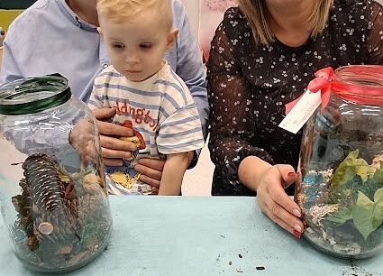 Warsztaty z babcia i dziadkiem  ,,Las w szkle''