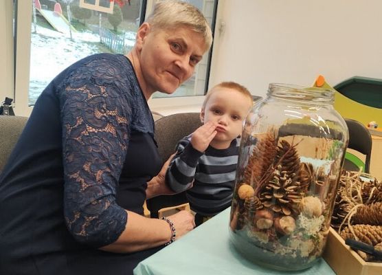 Warsztaty z babcia i dziadkiem  ,,Las w szkle''