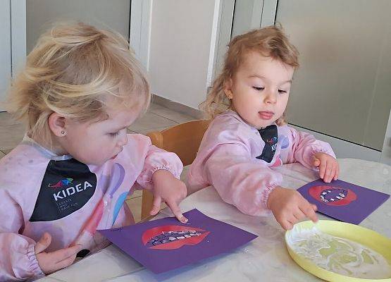 Praca plastyczna w grupie starszaków