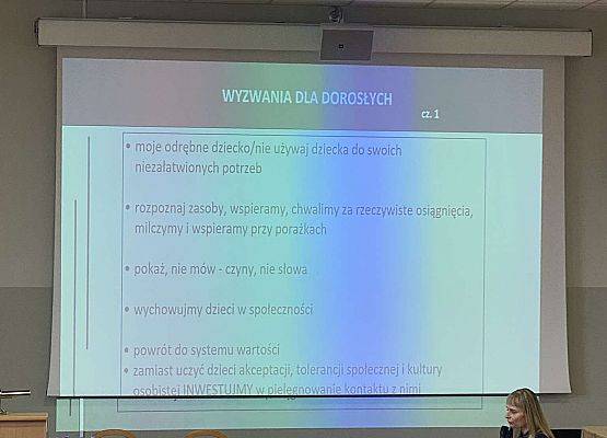 Grafika 5: Konferencja „Wspieraj mądrze” zorganizowana przez Poradnię Psychologiczno-Pedagogiczną oraz Urząd Miasta w Lęborku