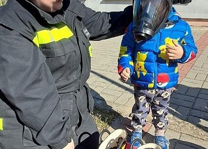 Grafika 5: Wizyta strażaków  z OSP Wrzeście