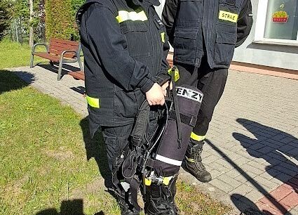 Grafika 7: Wizyta strażaków  z OSP Wrzeście