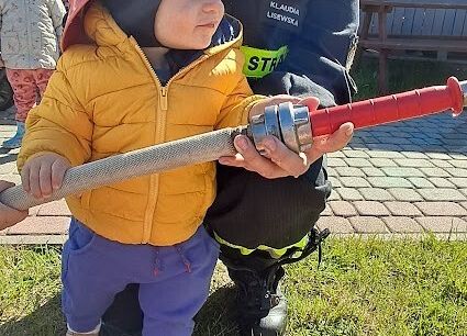 Grafika 16: Wizyta strażaków  z OSP Wrzeście