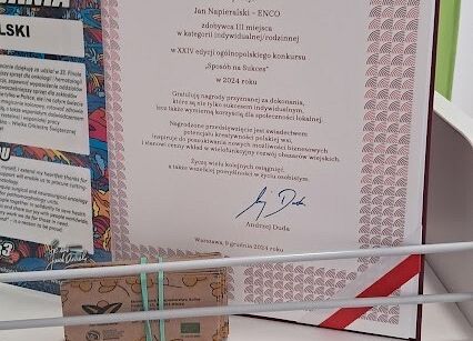 Grafika 11: Spotkanie z Panią Karoliną Bursa zajmującą się produkcją zdrowej żywności ,,ENCO''