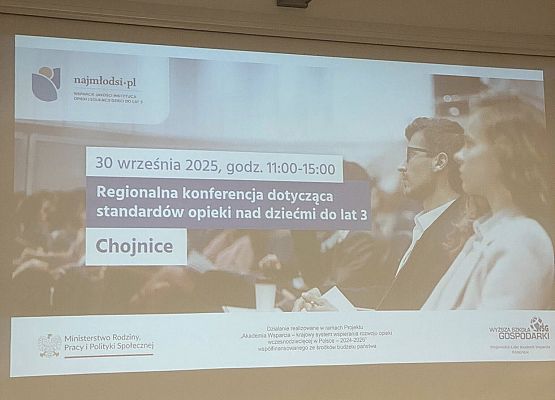 Grafika 3: Konferencja Wojewódzka  „Standardy opieki nad dziećmi w wieku do lat 3”