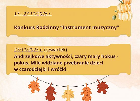 Grafika 3: Co nas czeka w listopadzie