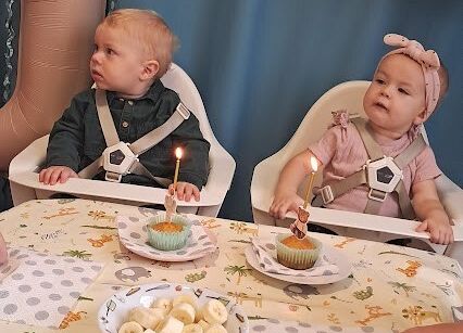 Grafika 5: Pierwsze urodzinki Leonarda i Felicji