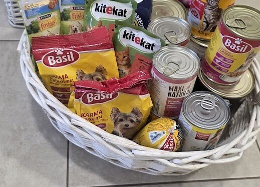Grafika 9: Zakończenie zbiórki dla zwierząt ze schroniska Bajer w Małoszycach
