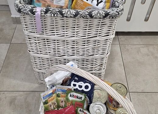 Grafika 8: Zakończenie zbiórki dla zwierząt ze schroniska Bajer w Małoszycach