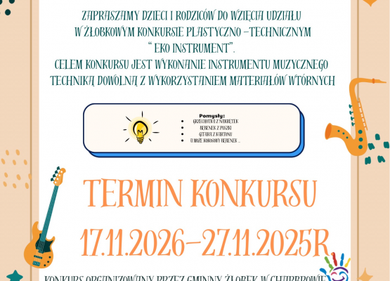 Serdecznie zapraszamy do wzięcia udziału w Konkursie Rodzinnym grafika