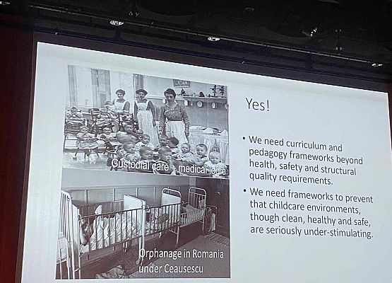 Grafika 2: Podnosimy jakość swoich usług biorąc udział w ważnych wydarzeniach dotyczących zmian dla wszystkich instytucji opieki nad dziećmi do lat 3.