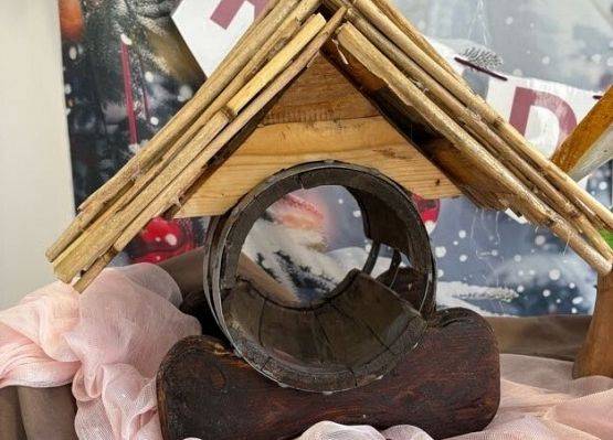 Grafika 1: KONKURS RODZINNY - Karmnik dla ptaków