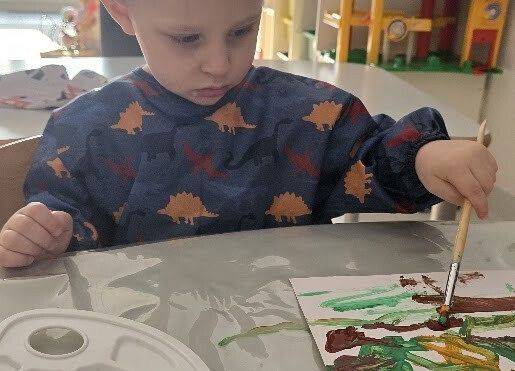 Grafika 32: Temat kompleksowy ,, W krainie Dinozaurów''