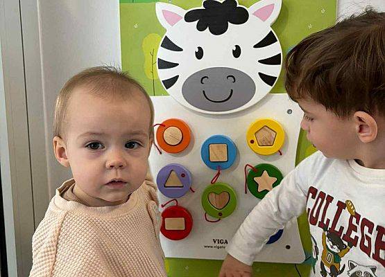 Grafika 1: Nowy zestaw edukacyjno - zabawowy w sali